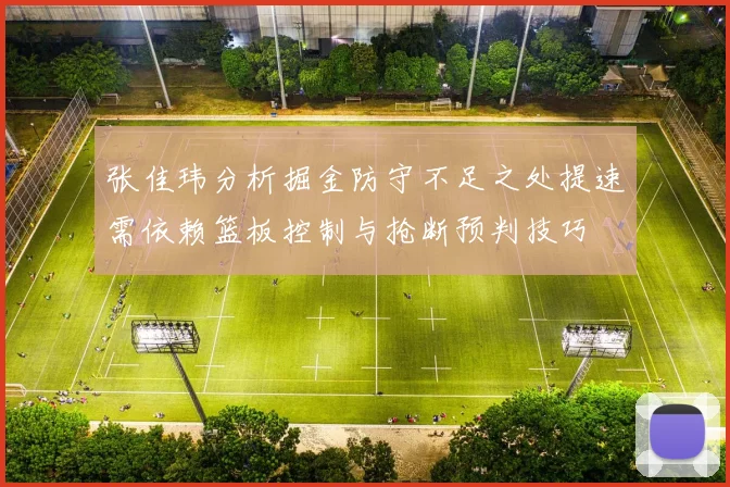 张佳玮分析掘金防守不足之处提速需依赖篮板控制与抢断预判技巧